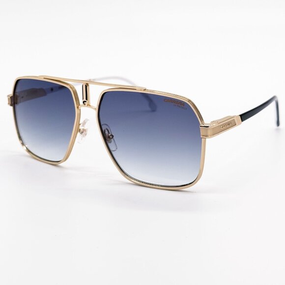 NEW CARRERA SUNGLASSES, CARRERA UNISEX GOLD/BLUE 1055/S J5G08 - Picture 4 of 10